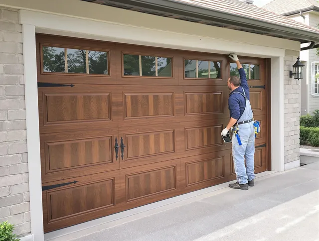 Custom garage door showcase by Fort Collins Garage Door Repair in Fort Collins