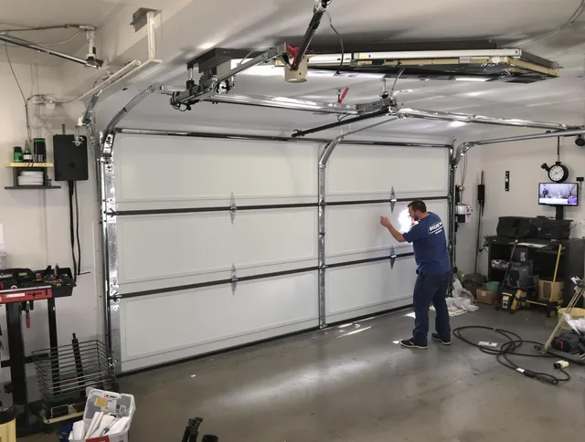 Professional garage door repair service by Fort Collins Garage Door Repair in Fort Collins